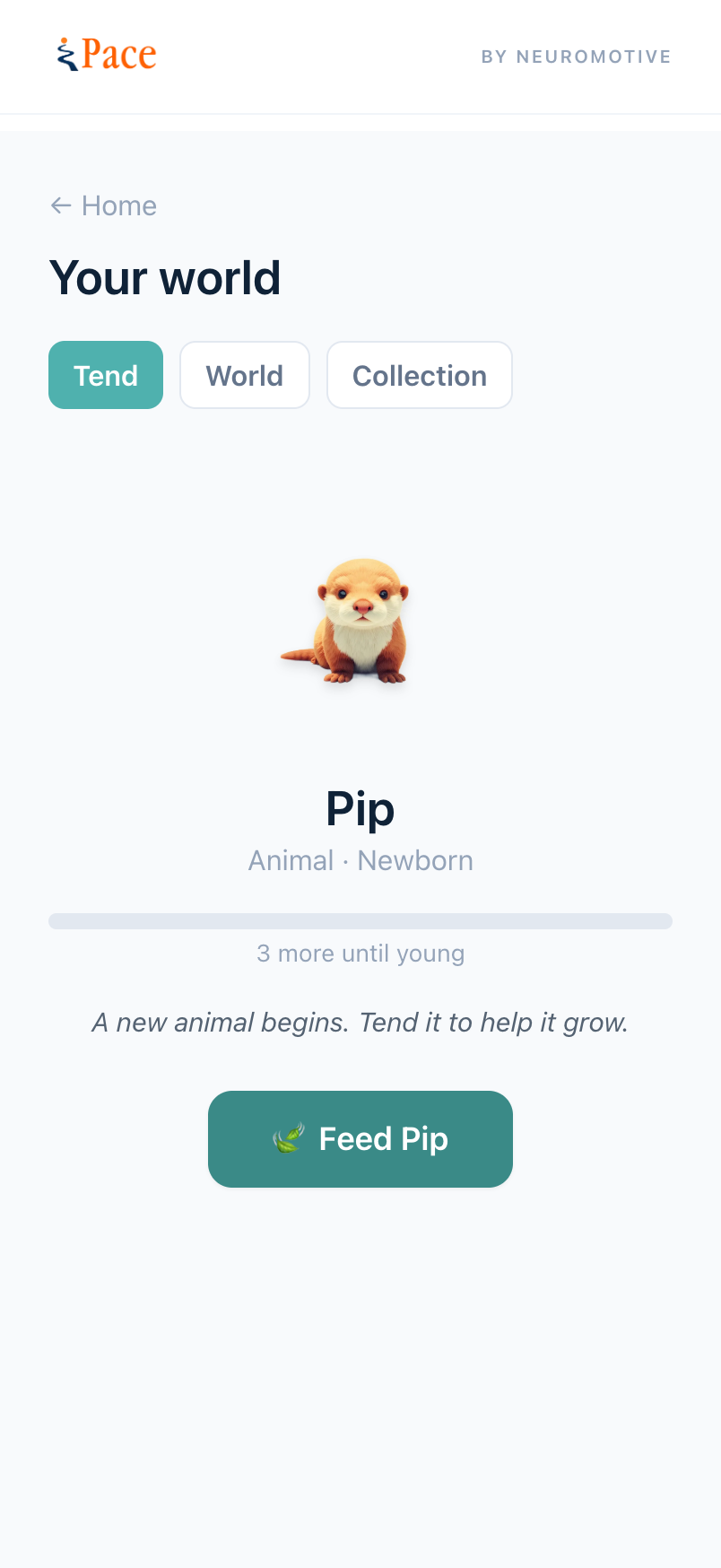A growing reward